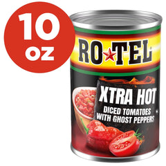 Rotel Xtra Hot Diced Tomatoes with Ghost Peppers - 10oz